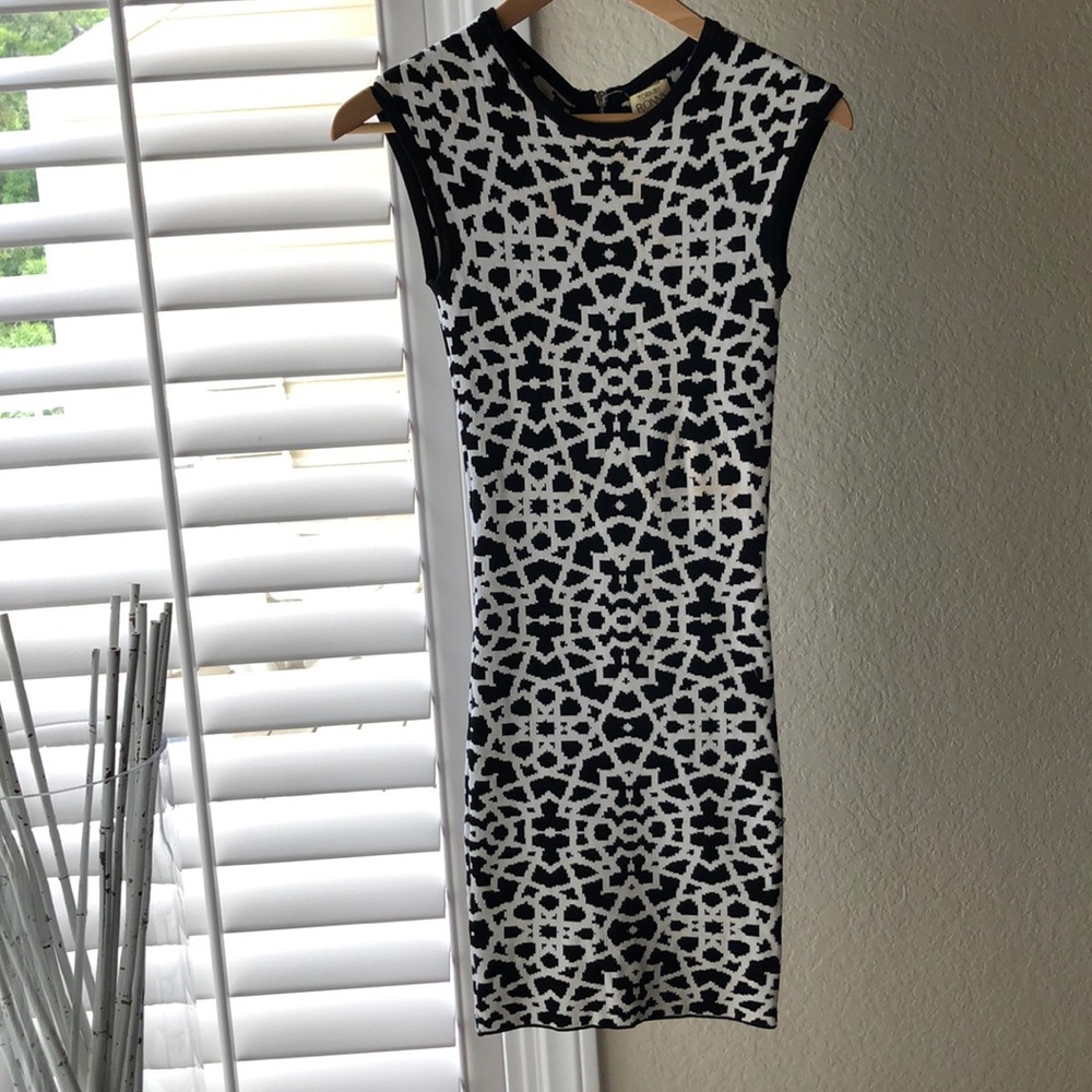 Black and white torn by Ronny dress